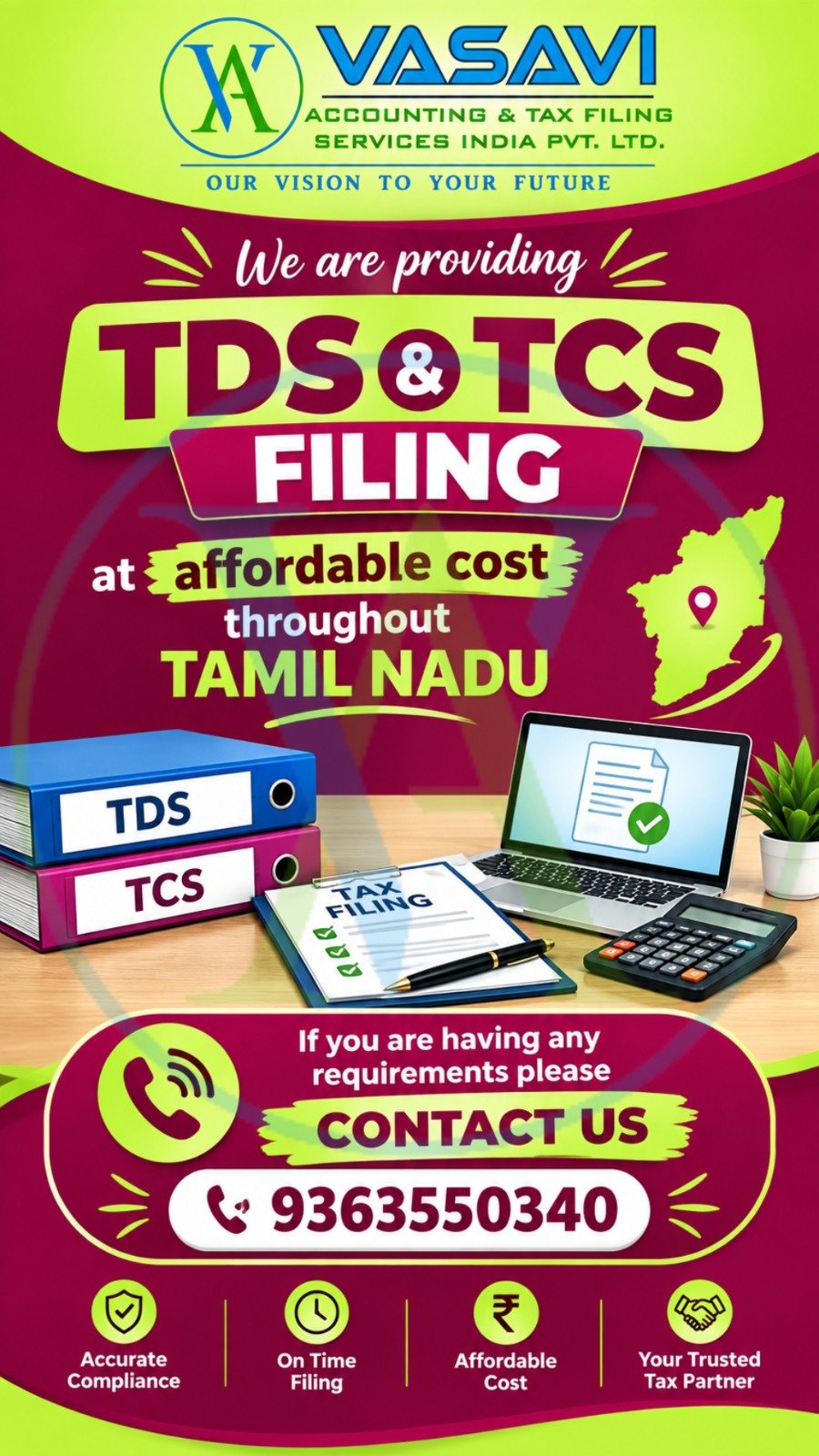 TDS & TCS Filing at affordable cost