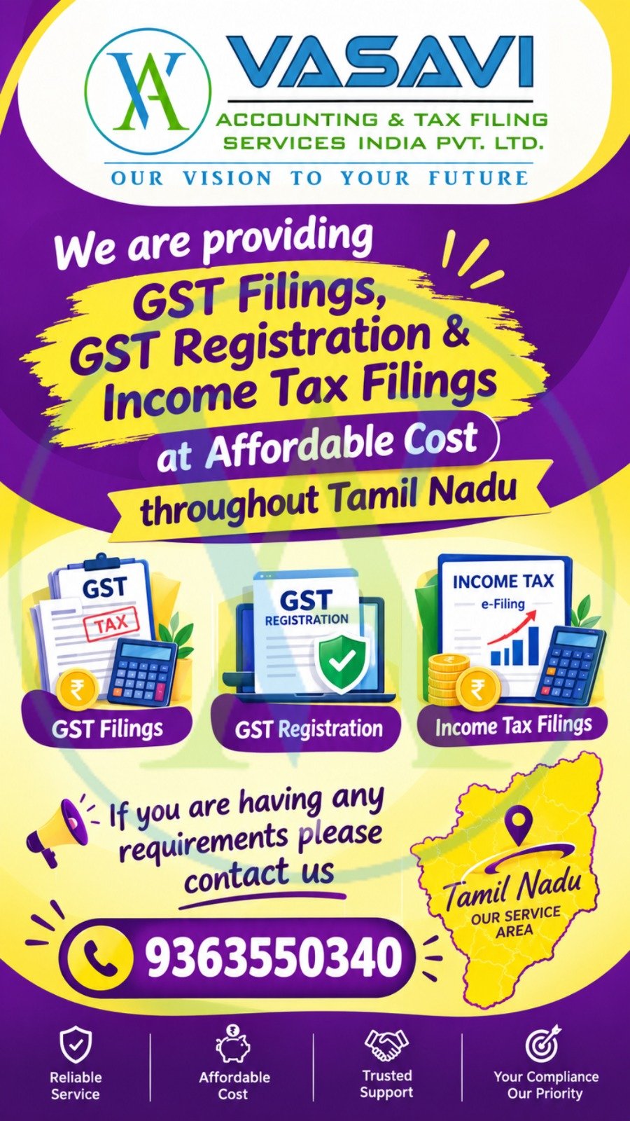 GST Filings, GST Registration & Income Tax Filings